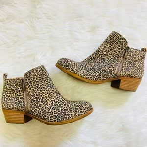 Lucky Brand Basel Leopard Bootie Size 7